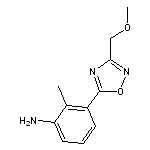 3-[3-(methoxymethyl)-1,2,4-oxadiazol-5-yl]-2-methylaniline