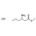 methyl 3-aminohexanoate hydrochloride