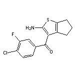 3-(4-chloro-3-fluorobenzoyl)-4H,5H,6H-cyclopenta[b]thiophen-2-amine