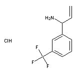 1-[3-(trifluoromethyl)phenyl]prop-2-en-1-amine hydrochloride