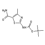 tert-butyl N-(5-carbamoyl-4-methyl-1,3-thiazol-2-yl)carbamate