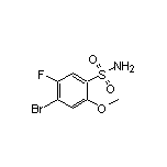 4-Bromo-5-fluoro-2-methoxybenzenesulfonamide