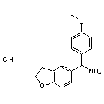 2,3-dihydro-1-benzofuran-5-yl(4-methoxyphenyl)methanamine hydrochloride