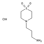 4-(3-aminopropyl)-1$l^{6},4-thiomorpholine-1,1-dione hydrochloride