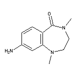 8-amino-1,4-dimethyl-2,3,4,5-tetrahydro-1H-1,4-benzodiazepin-5-one