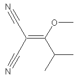 2-(1-methoxy-2-methylpropylidene)propanedinitrile