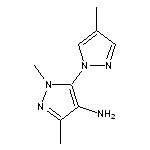 1,3-dimethyl-5-(4-methyl-1H-pyrazol-1-yl)-1H-pyrazol-4-amine