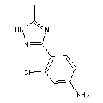 3-chloro-4-(5-methyl-1H-1,2,4-triazol-3-yl)aniline