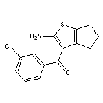 3-(3-chlorobenzoyl)-4H,5H,6H-cyclopenta[b]thiophen-2-amine