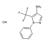 1-phenyl-5-(trifluoromethyl)-1H-pyrazol-4-amine hydrochloride