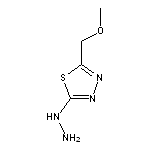 2-hydrazinyl-5-(methoxymethyl)-1,3,4-thiadiazole