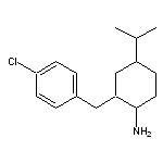 2-[(4-chlorophenyl)methyl]-4-(propan-2-yl)cyclohexan-1-amine