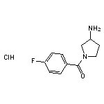 1-(4-fluorobenzoyl)pyrrolidin-3-amine hydrochloride