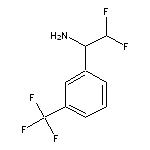 2,2-difluoro-1-[3-(trifluoromethyl)phenyl]ethan-1-amine