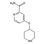 4-(piperidin-4-yloxy)pyridine-2-carboxamide