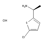 (1S)-1-(5-chlorothiophen-2-yl)ethan-1-amine hydrochloride