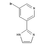 3-bromo-5-(1H-imidazol-2-yl)pyridine