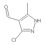 3-chloro-5-methyl-1H-pyrazole-4-carbaldehyde