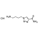 1-(4-aminobutyl)-1H-1,2,3-triazole-4-carboxamide hydrochloride