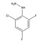 (2-chloro-4,6-difluorophenyl)hydrazine