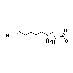 1-(4-aminobutyl)-1H-1,2,3-triazole-4-carboxylic acid hydrochloride