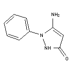 5-amino-1-phenyl-2,3-dihydro-1H-pyrazol-3-one