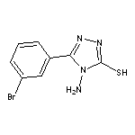 4-amino-5-(3-bromophenyl)-4H-1,2,4-triazole-3-thiol