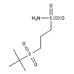 3-(2-methylpropane-2-sulfonyl)propane-1-sulfonamide