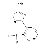 3-[2-(trifluoromethyl)phenyl]-1,2,4-thiadiazol-5-amine