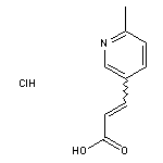 3-(6-methylpyridin-3-yl)prop-2-enoic acid hydrochloride