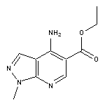 ethyl 4-amino-1-methyl-1H-pyrazolo[3,4-b]pyridine-5-carboxylate