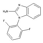 1-(2,6-difluorophenyl)-1H-1,3-benzodiazol-2-amine