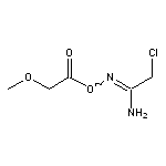 (1-amino-2-chloroethylidene)amino 2-methoxyacetate