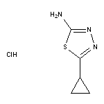 5-cyclopropyl-1,3,4-thiadiazol-2-amine hydrochloride