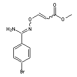 methyl 3-({[amino(4-bromophenyl)methylidene]amino}oxy)prop-2-enoate