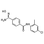 N-(4-chloro-2-methylphenyl)-4-(N’-hydroxycarbamimidoyl)benzamide