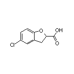 5-Chloro-2,3-dihydrobenzofuran-2-carboxylic Acid