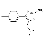 5-[(dimethylamino)methyl]-4-(4-methylphenyl)-1,3-thiazol-2-amine