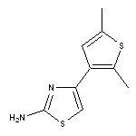 4-(2,5-dimethylthien-3-yl)-1,3-thiazol-2-amine