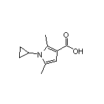 1-Cyclopropyl-2,5-dimethylpyrrole-3-carboxylic Acid