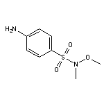 4-amino-N-methoxy-N-methylbenzenesulfonamide