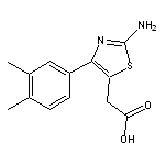 [2-amino-4-(3,4-dimethylphenyl)-1,3-thiazol-5-yl]acetic acid