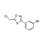 3-(3-bromophenyl)-5-(chloromethyl)-1,2,4-oxadiazole