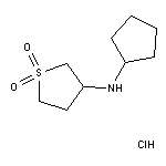 N-cyclopentyl-N-(1,1-dioxidotetrahydrothien-3-yl)amine hydrochloride