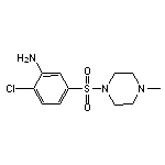 2-chloro-5-[(4-methylpiperazin-1-yl)sulfonyl]aniline