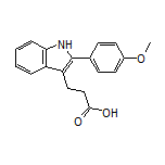 3-[2-(4-Methoxyphenyl)-3-indolyl]propanoic Acid