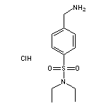 4-(aminomethyl)-N,N-diethylbenzenesulfonamide hydrochloride