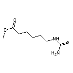 methyl 6-[(aminocarbonothioyl)amino]hexanoate