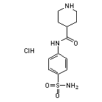 N-[4-(aminosulfonyl)phenyl]piperidine-4-carboxamide hydrochloride