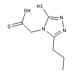 (3-mercapto-5-propyl-4H-1,2,4-triazol-4-yl)acetic acid